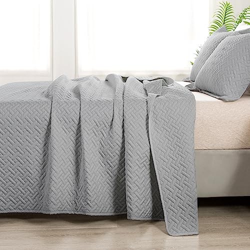 Quilt Set King Size - Soft Lightweight Quilts Summer Quilted Bedspreads - - Picture 3 of 6