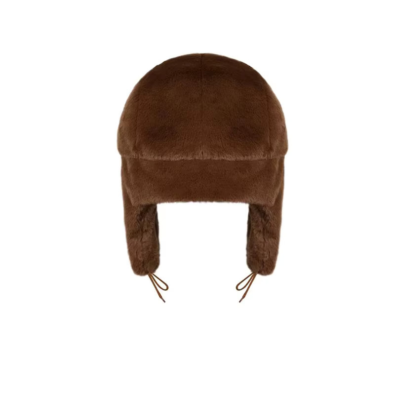 Domo Kun Plush Trapper Hat Anime Kawaii Winter Fleece Ear Flap