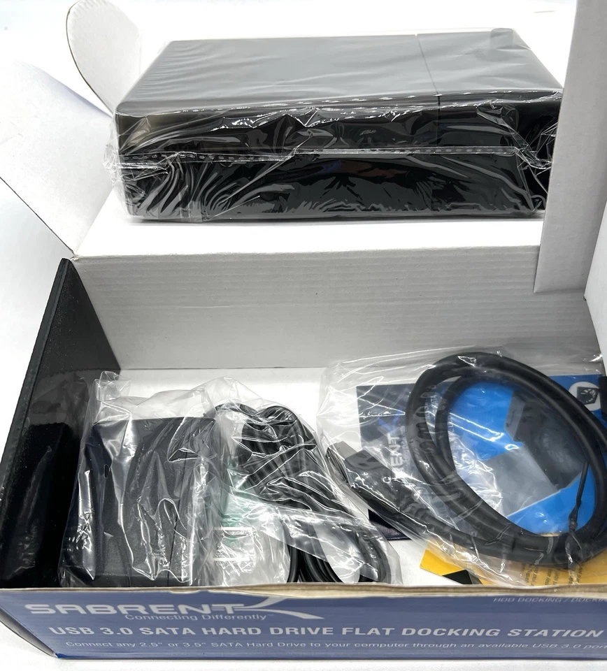 Sabrent USB 3.0 SATA Hard Drive Flat Docking Station NIB *Ships FAST - Image 3 of 4