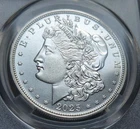 First Strike-2025 PCGS- GEM PROOF  MORGAN DOLLAR STRUCK IN .999 FINE SILVER