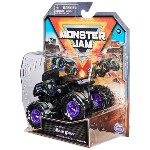 Monster Jam, Monster Truck Oficial Mohawk Warrior, Vehículo Die-Cast, 1:64... - Imagen 7 de 7