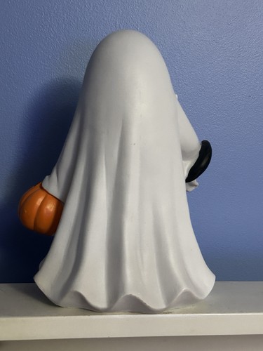 Ghost Holding Gatto Nero 👻🎃 Statuina Halloween NUOVO - Foto 8 di 9
