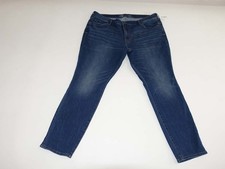 Old Navy Women's Mid Rise Pop Icon Skinny Jeans Size 18 Short NWT Blue Stretch
