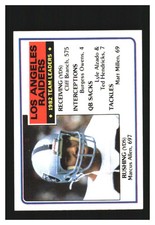 1983 Topps   #293 Marcus Allen Raiders Team Leaders NM-MT