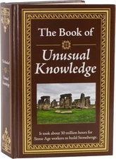 Book of Unusual Knowledge - Fascinating Facts & Information | Hardcover Gift