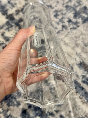 St. Germain Tall Glass Carafe Cocktail Mixer Plastic Pitcher 1 Liter Liqueur 12" - Picture 5 of 10