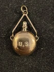 Civil War Gettysburg Reunion Miniature Canteen Pendant Gold Tone U.S. Ex Cond