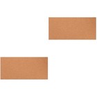  2pcs Adhesion Cork Board Blank Cork Board Small Bulletin Board Office Message