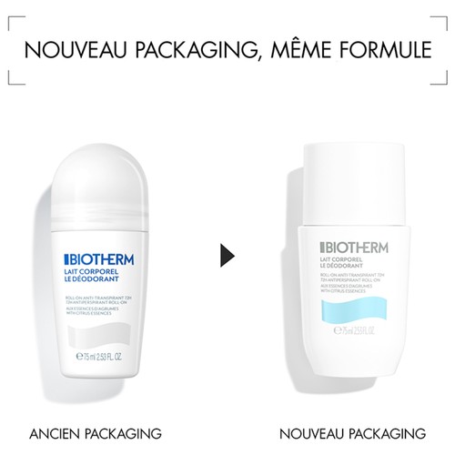 Biotherm Deodorant von Körpermilch 75 ml ist ein schweißhemmendes Deodorant in R - Bild 2 von 2