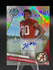2023 Bowman Chrome University 1st Bowman - JIHAAD CAMPBELL (Refractor Auto /499)