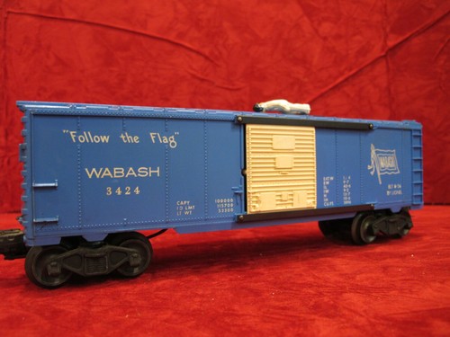 clean Lionel Operating Brakeman Car, Wabash RR, no. 3424 - Picture 15 of 16