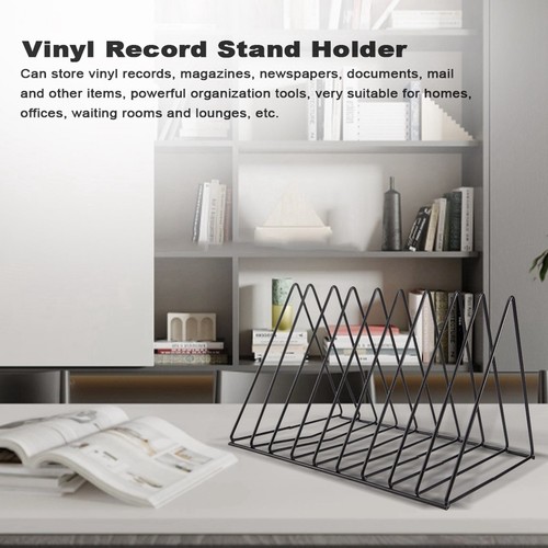 Vinyl Record CD Magazine Storage Rack Album Display Rack Multifunctional2349 - Bild 5 von 8