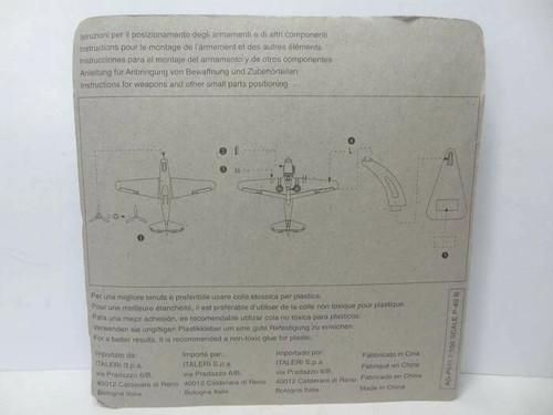 LOTTO NUOVO 2 PZ.  : 1 KIT ACADEMY  1/72 IB-17F + 1  AEREO ITALERI P-40 IN 1/100 - Foto 17 di 17