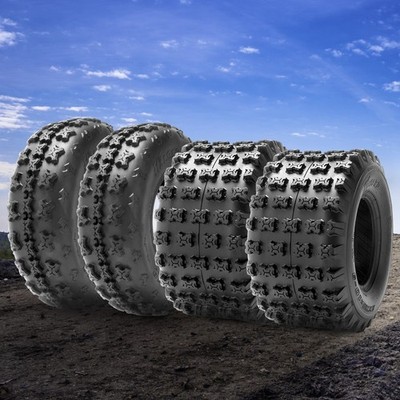 4Pack 22X7-10 22X10-10 ATV Tires UTV All Terrain 4PR 22X7x10 22X10x10 Front&Rear