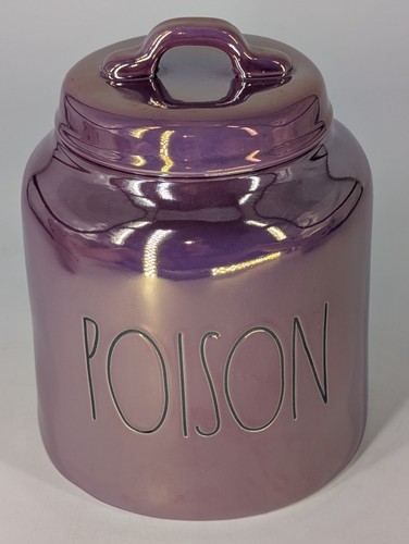Rae Dunn "POISON" Kanister mit Deckel irisierend bitte lesen. - Bild 6 von 18