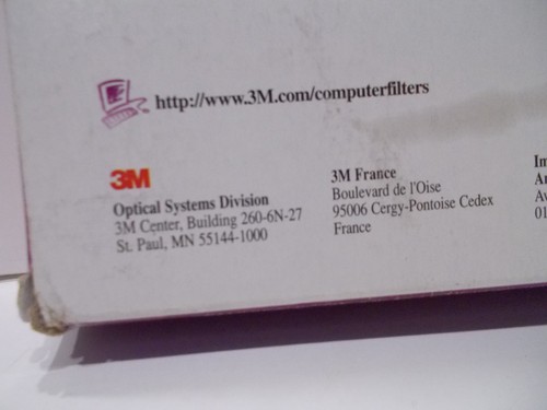 3M Anti-Glare Black Framed Computer Filter Fits 17"-18" LCD 16"-19" CRT - Picture 10 of 11