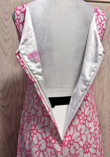 Vestido Lilly Pulitzer Daena Fiesta Rosa Nylon Sin Mangas Talla 6. Usado en excelente estado. - Imagen 7 de 16