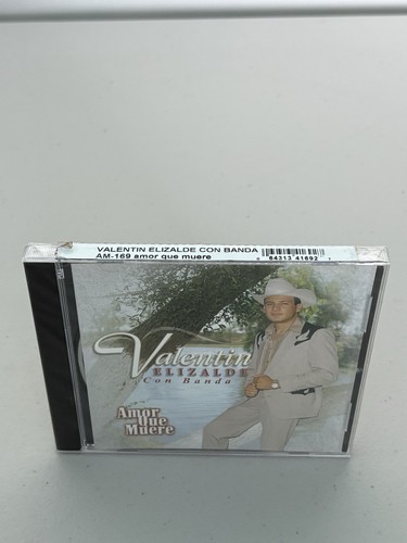 Valentin Elizalde Amor Que Murre CD Valentin Elizalde Con Banda 2003 New - Foto 4 di 12