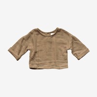 The Simple Folk, The Button Back Top, 8-9 Years 1066M-CAML/13