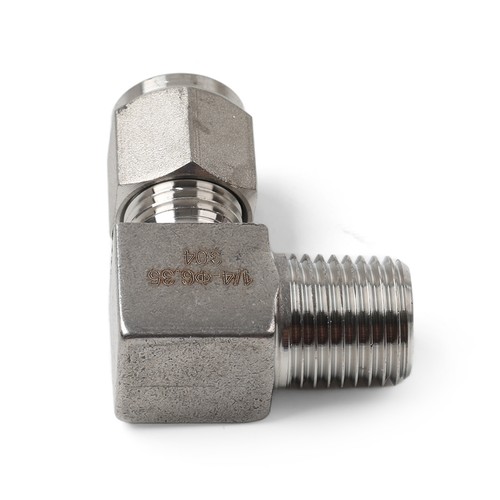 Conexión de tubo de compresión 1/4 PT x 1/4" OD adaptador de embrague 304 acero inoxidable - Imagen 6 de 11