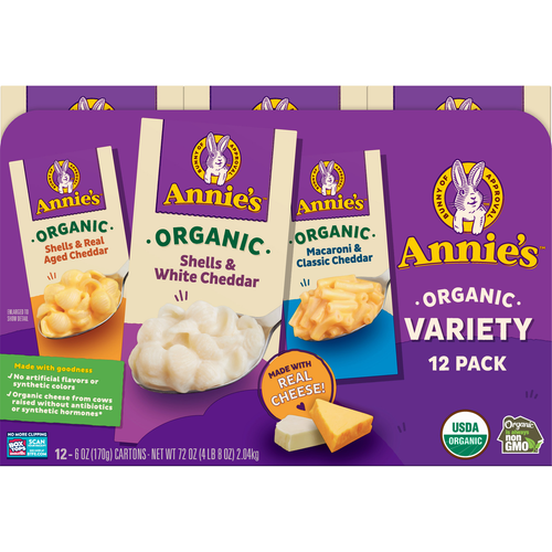 Annie'S Bio hausgemachte Makkaroni & Käse, Variety Pack, 6 Oz, 12er Pack - Bild 10 von 11