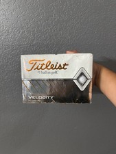 Titleist White Golf Balls Velocity 350 Octahedral Dimple Pattern Sporting