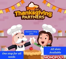 🎮 Monopoly_Go  Thanksgiving Partner Event-Slot 1nstant 1 -72h| ✅️ Full Carry