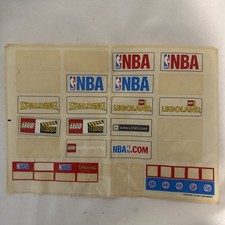 LEGO  Ultimate NBA Arena 3433 3432 PARTIAL STICKER SHEET ONLY
