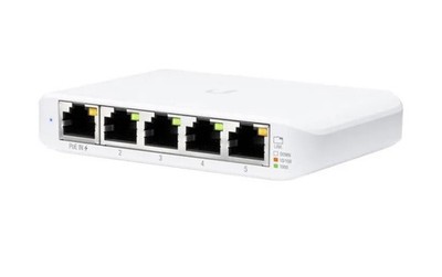 Ubiquiti Networks USW Flex Mini  5-Port Gigabit-Switch - Weiß  PoE Switch