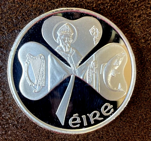 EIRE-IRELAND COLLECTOR 1 OZ SILVER ROUND PROOF BU