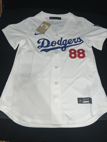 Los Angeles Dodgers Nike Women's Home Team Jersey - White Small New “# misprint”