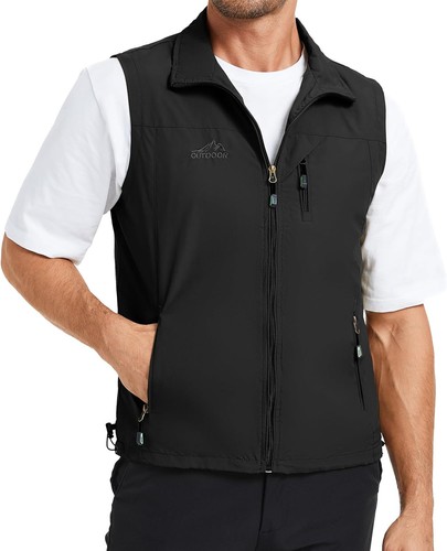 Men Lightweight Vest Windproof Sleeveless Jacket for Travel Hiking Running Golf - Bild 7 von 26