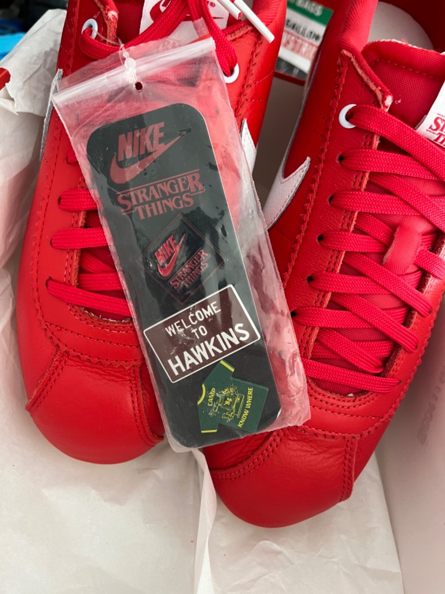 Stranger Things x Nike Classic Red Cortez QS ST Men s sz 11 shoes CK1907 600