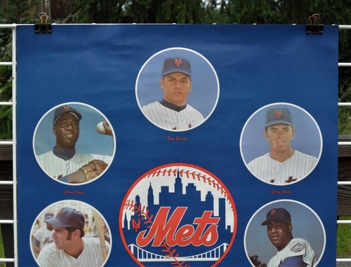 orig. 1969 NEW YORK METS *Vintage Baseball Poster* Tom Seaver, Jerry Koosman++ - Picture 2 of 4
