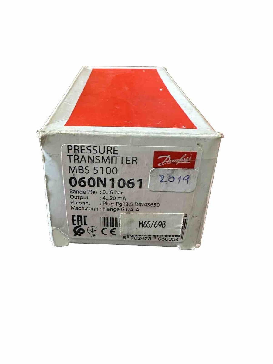 MBS です。　　　　　【No.4】 Danfoss Pressure Transmitter MBS 5100 (0 To 6 Bar ) 060N1061 | eBay
