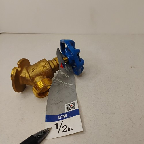 American Valve 1/2" Sillcock Solder Y Garden Hose Thread Brass - Picture 2 of 3