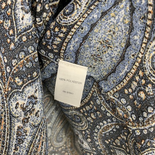 J.Jill Tunika Oberteil Damen Medium transparent blau Paisley Print Button Down Langarm - Bild 8 von 12