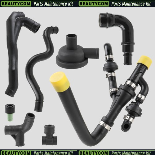 1.8T Crankcase Breather Hose Pipe Valve Kit for Audi A3 TT VW Jetta Seat Skoda - Picture 1 of 11