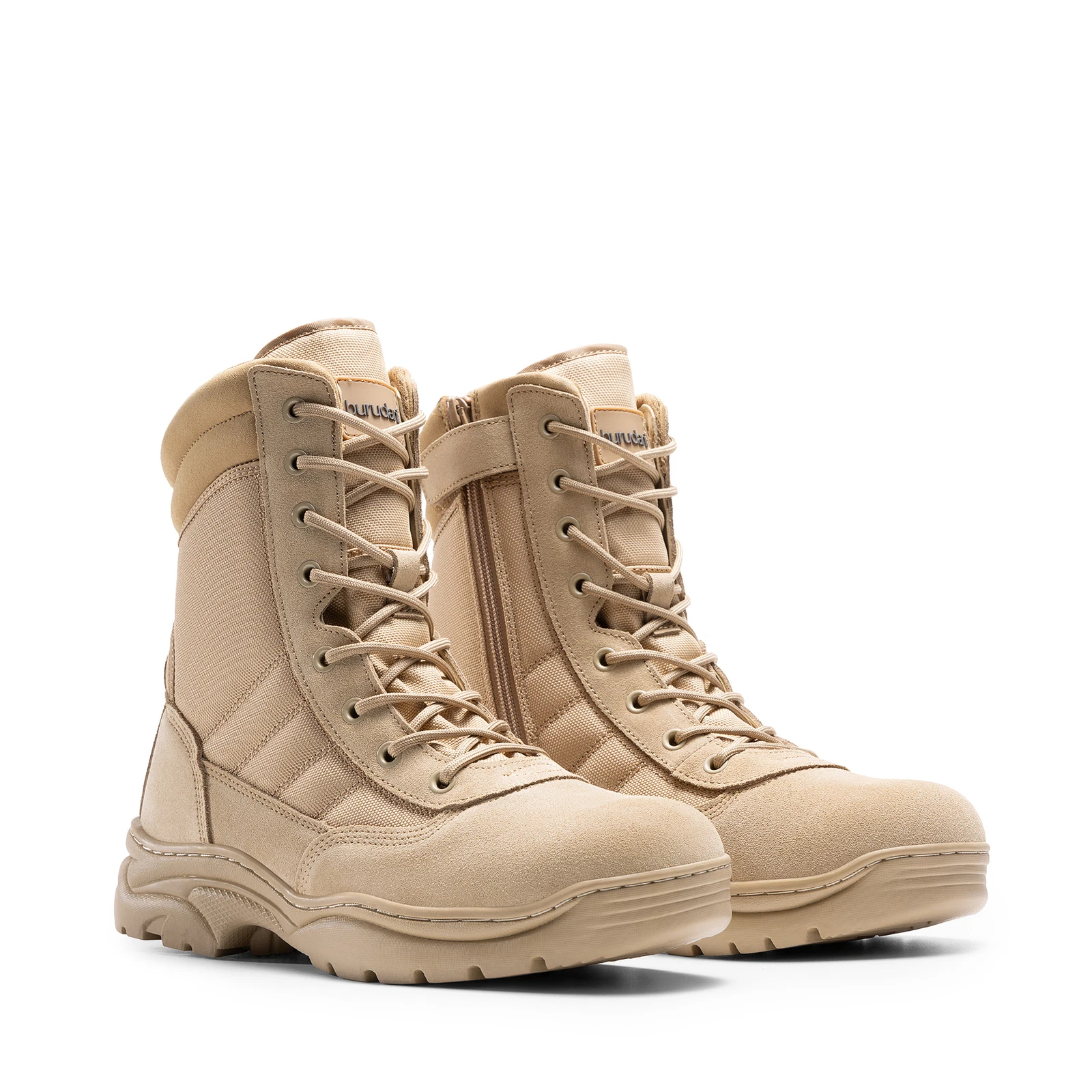 Men's Outdoor Work Boots Safety Military Tactical Combat Work Shoes