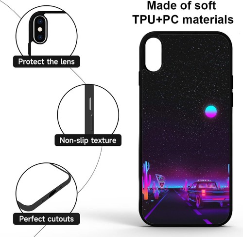 Cactus Desert Night Covers For iPhone X XS 11 12 13 14 15 Pro Max - Picture 89 of 240