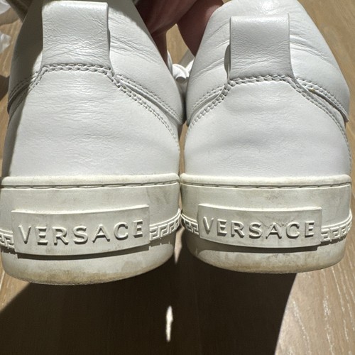Versace All Leather Trainer Size 42 Only Wore Twice - Picture 7 of 13