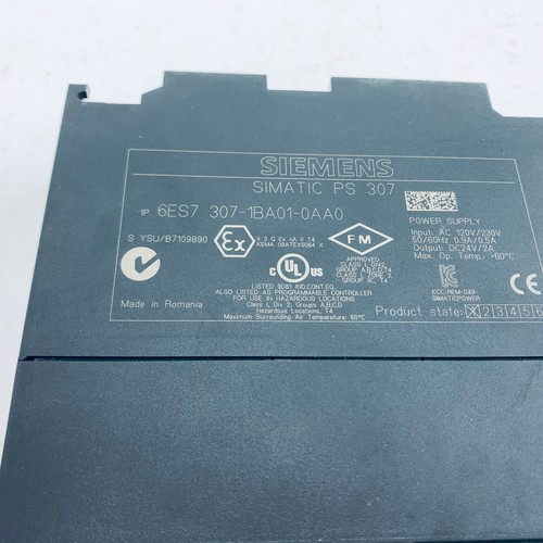 SIEMENS 6ES7307-1BA01-0AA0 SIMATIC PS 307 Regulated power supply - Bild 2 von 2