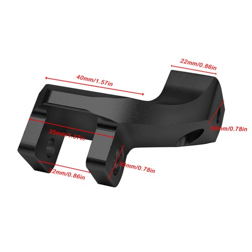 For BMW S1000XR R1250GS R1200GS Rear Footrest Lowering Kit Footpeg Adjust Black - Picture 2 of 16