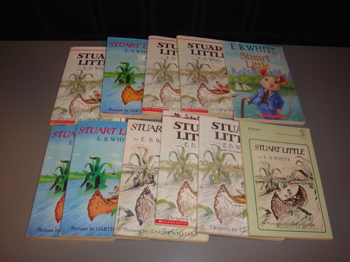 Stuart Little Guided Reading 11 Copies Lit Circle Class Set Teacher Lot AR White - Picture 1 of 5