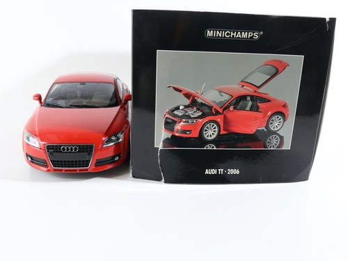 2006 Audi TT Roadster Red Minichamps 1:18 Model Car 100 015021 RARE - Picture 6 of 7