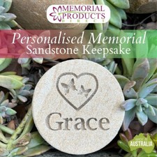 Memorial Keepsake - Personalised Sand stone