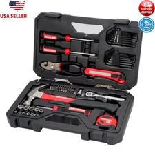Home Tool Set 57 Piece Mechanics Tool Set with 72-TOOTH RATCHET and Toolbax
