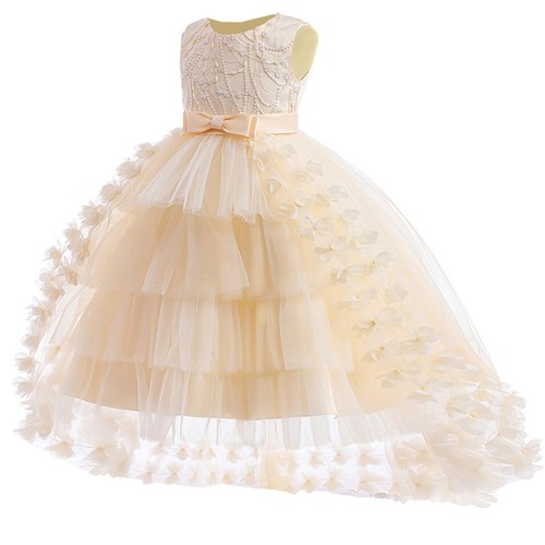 Christmas Costume for Kids Birthday Princess Gown Formal Evening Party Dress - Picture 17 of 21