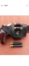 Made to Order Bond Arms 45/410 Ammo Loop Leather Cross Draw Driving Holster