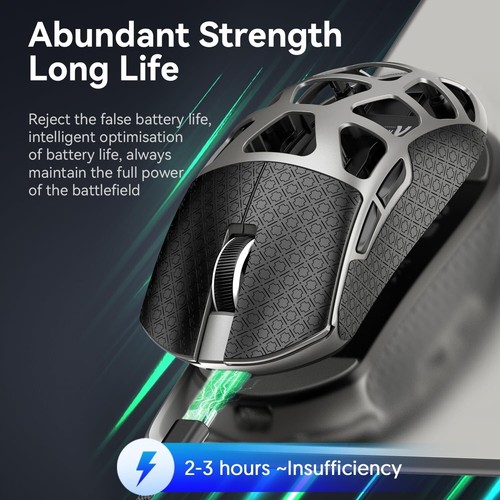 ATTACK SHARK R3 Magnesium Alloy Gaming Mouse,8KHz,Holey shell,26000DPI,PAW3395 - Picture 64 of 74